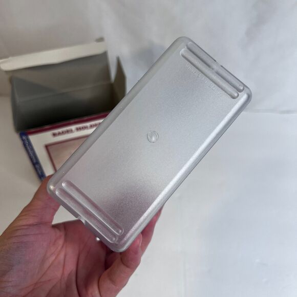 Bagel Holder Slicer NOS Kitchenette Plastic Acrylic - Picture 5 of 7